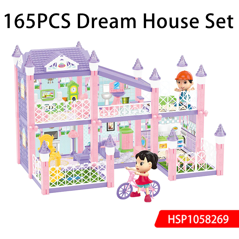 165PCS Dream House DIY Set