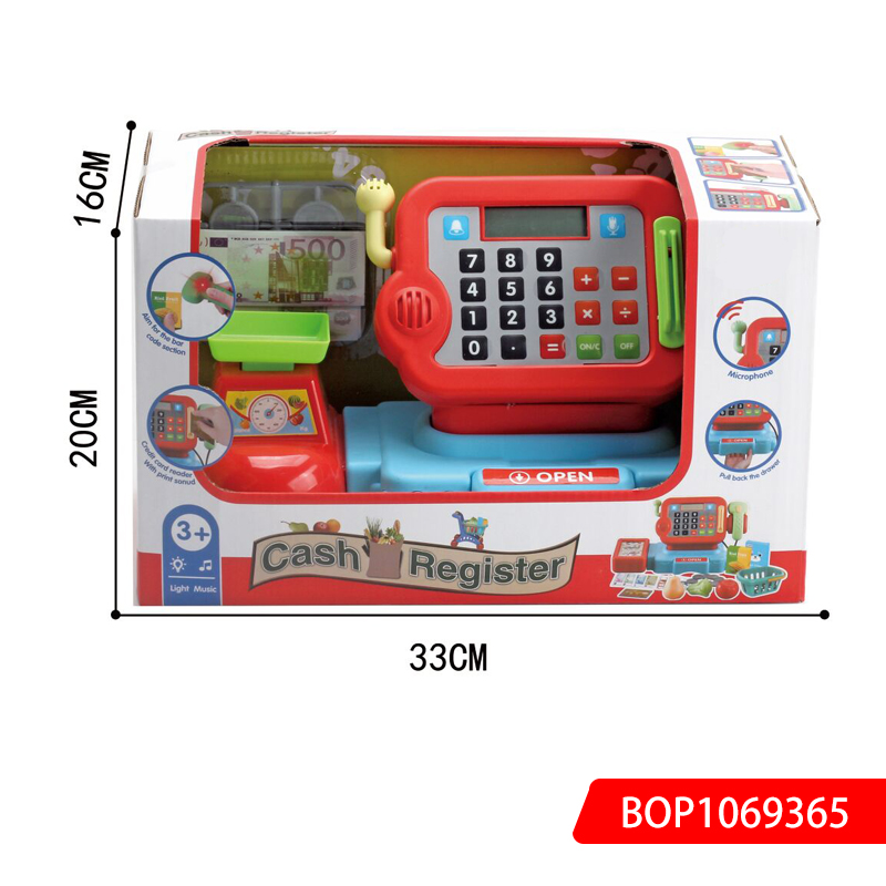 Cashier Toy Set Cashier Machine Toy Register