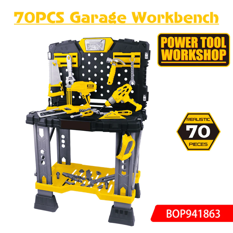 70PCS Garage Workbench Too Set Toys