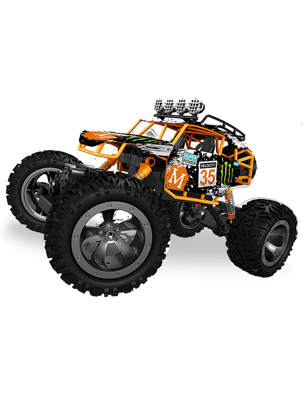 1/12 scale four-wheel drive off-road remote control vehicle