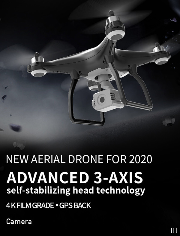 New aerial 4K camera 3-axis gimbal drone UAV drone