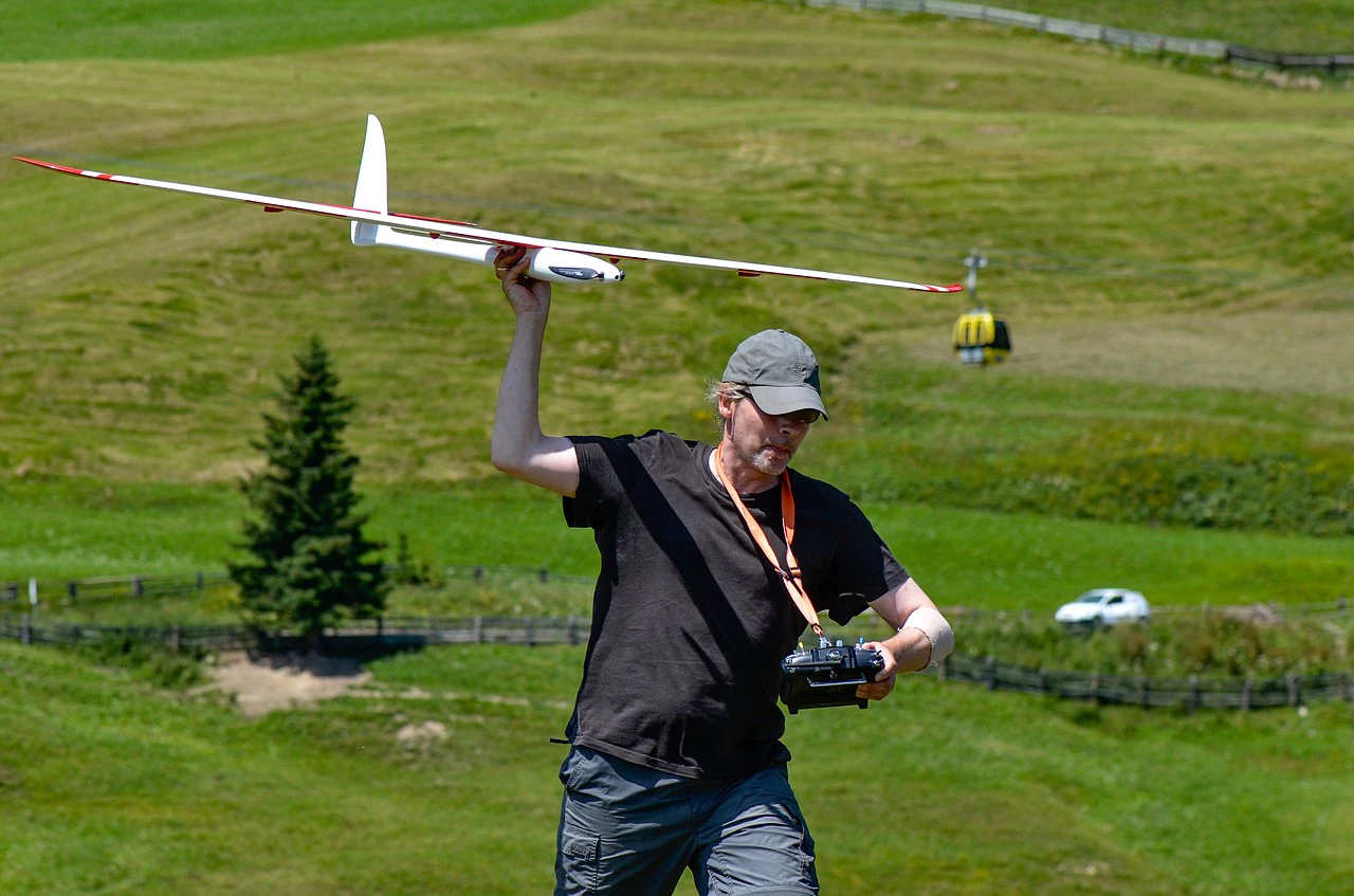 Greast operation of remote control glider for novices.