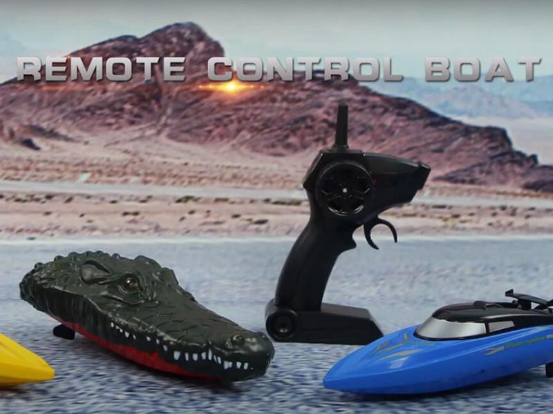 Alligator head remote control boat toys