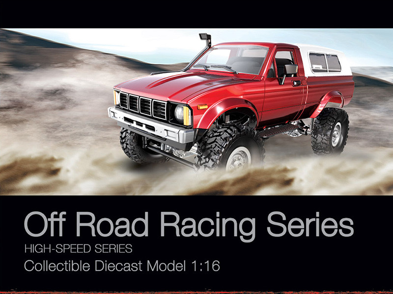 How powerful of the off-road racing series pickup trucks climbing?