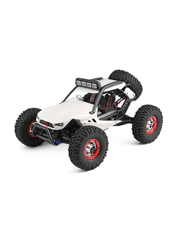 1:12 4WD RC rock crawler with LED headlights