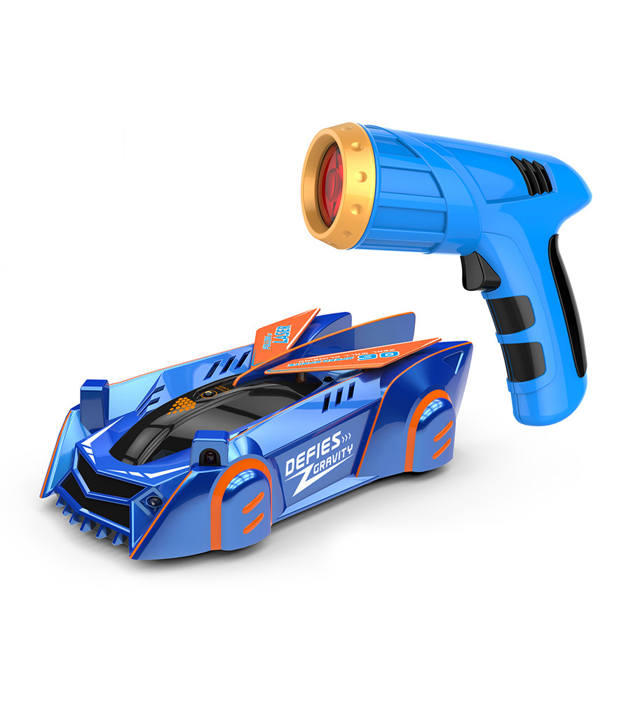 infrared laser wall climbing car blue