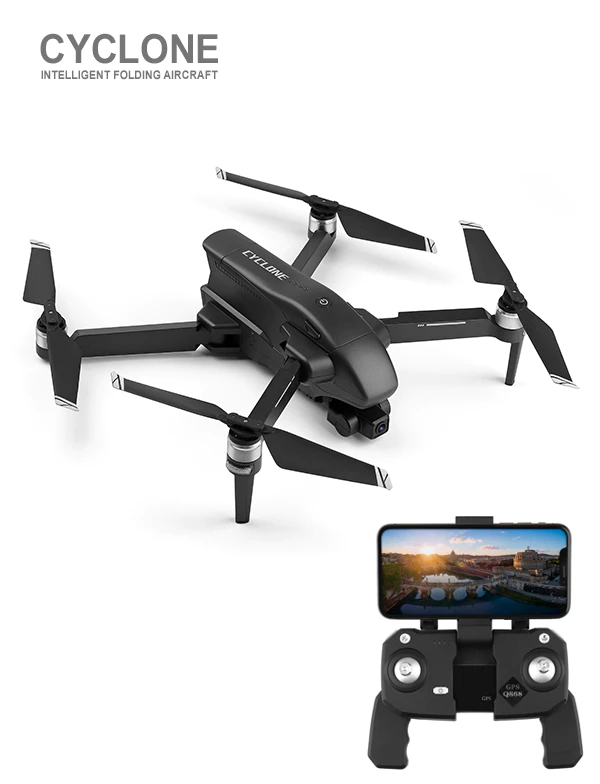 GPS aerial UAV quadcopter foldable drone with 4K camera
