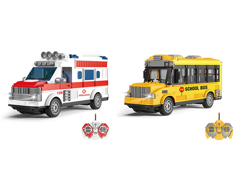 PAK TAT - RC ambulance & school bus series