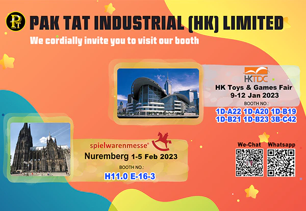 2023 Exciting Toy fair invitation-HKTDC & Spielwarenmesse Nuremberg
