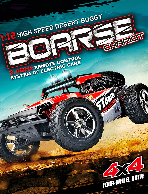 1:12 proportional 4WD High-speed race rc car